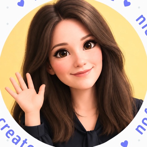 Illustrated avatar of Demet Okyar waving